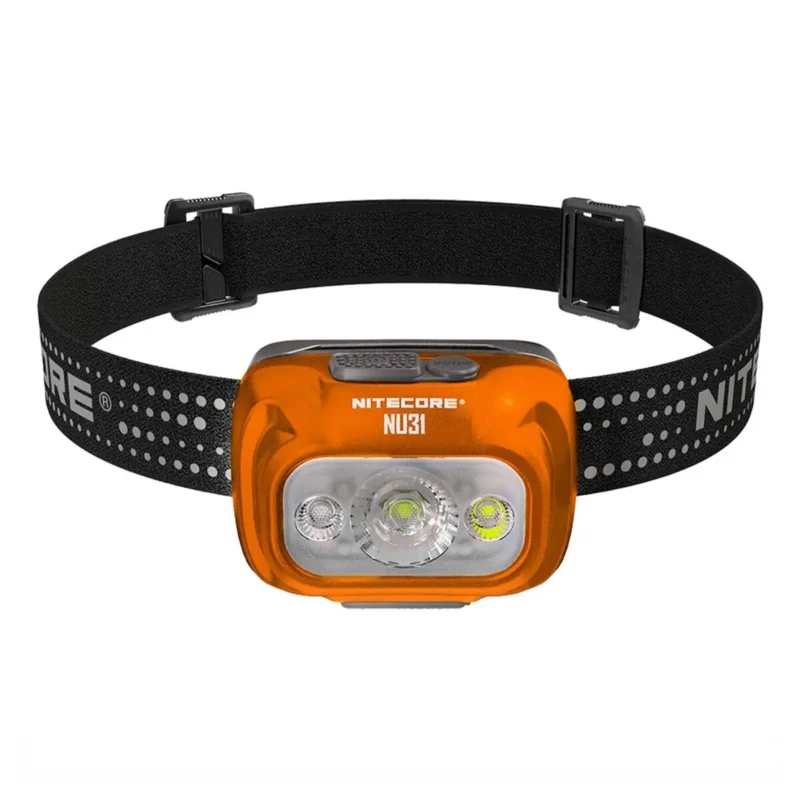 Torcia Frontale 550 lumens e 145 metri Nitecore - Mod. NU31 Tangelo Orange