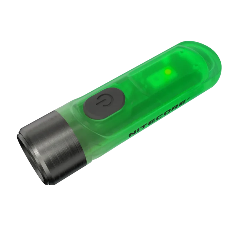 Torcia Portachiavi Ricaricabile 300 Lumens Nitecore - Mod. TIKI GITD GREEN